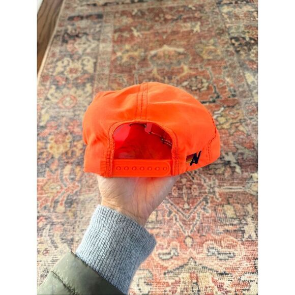 Aviator Nation Bolt Heart Vintage Nylon Trucker Hat - Neon Orange main image 4